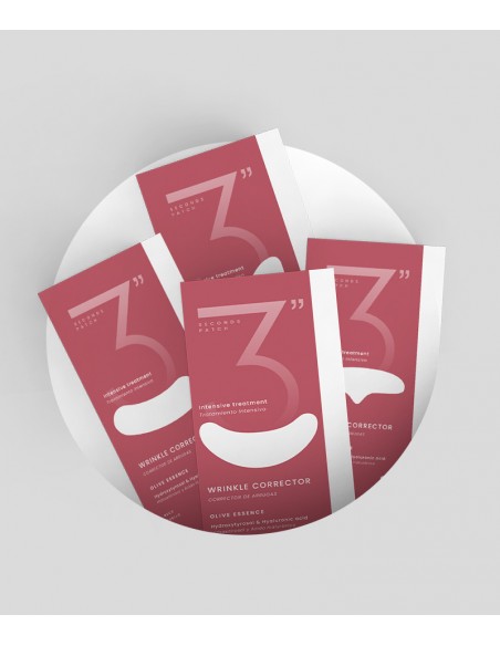 PACK OFERTA 3” Patch Olive Essence: FRENTE + CUELLO + NASOGENIANO + CONTORNO DE OJOS